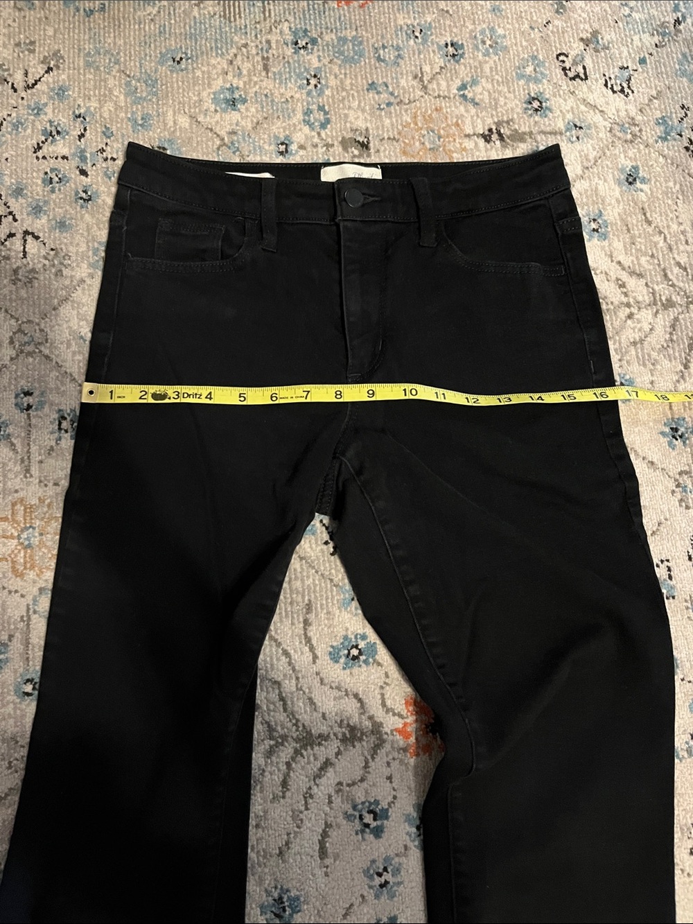 Universal Thread Black High-Rise Slim Straight Denim Pants - Picture 7 of 13